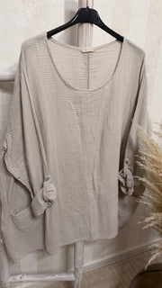 Musselin Shirt Alma (48/56)