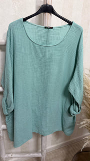 Musselin Shirt Alma (48/56)