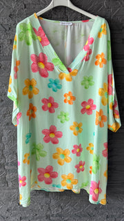 Blouse Flower Pop (48/56)