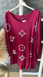Curvy Shirt Glitzer 48/56
