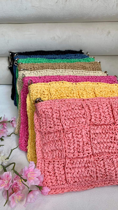 Bast Clutch Tasche