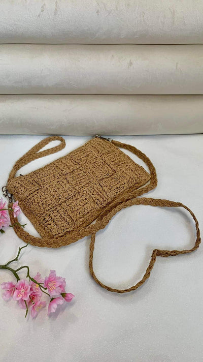 Bast Clutch Tasche