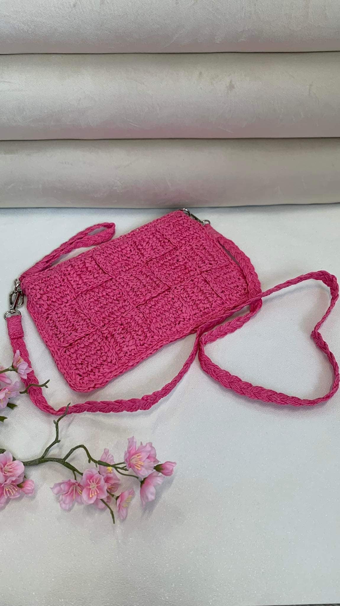 Bast Clutch Tasche