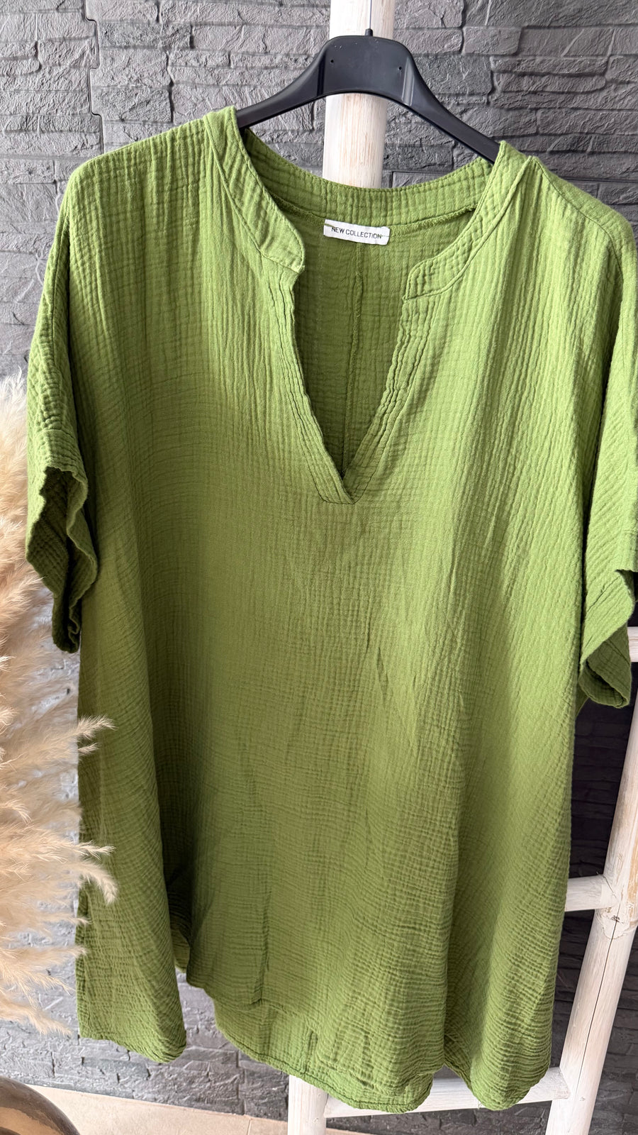 Curvy Musselin Bluse Asya 54/58