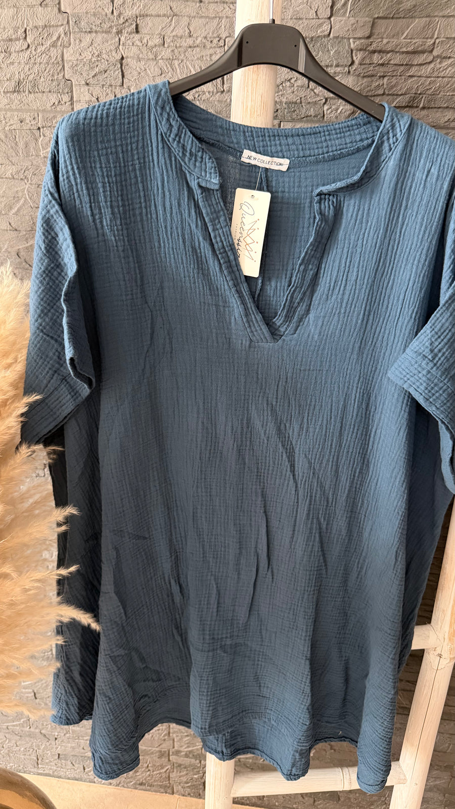 Curvy Musselin Bluse Asya 54/58