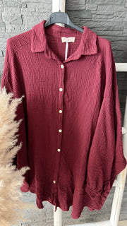 Curvy Musselinbluse Nala