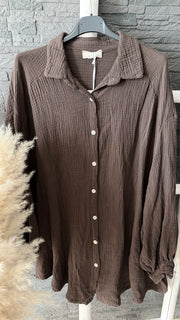 Curvy Musselinbluse Nala