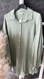Curvy Musselinbluse Nala