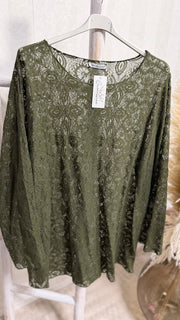 Spitzen-Longsleeve  Mystique (52/56)