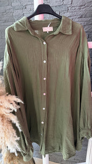 Curvy Musselinbluse Nala