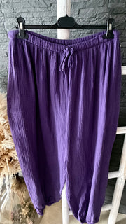 Curvy Musselin Balloon Hosen 48/56