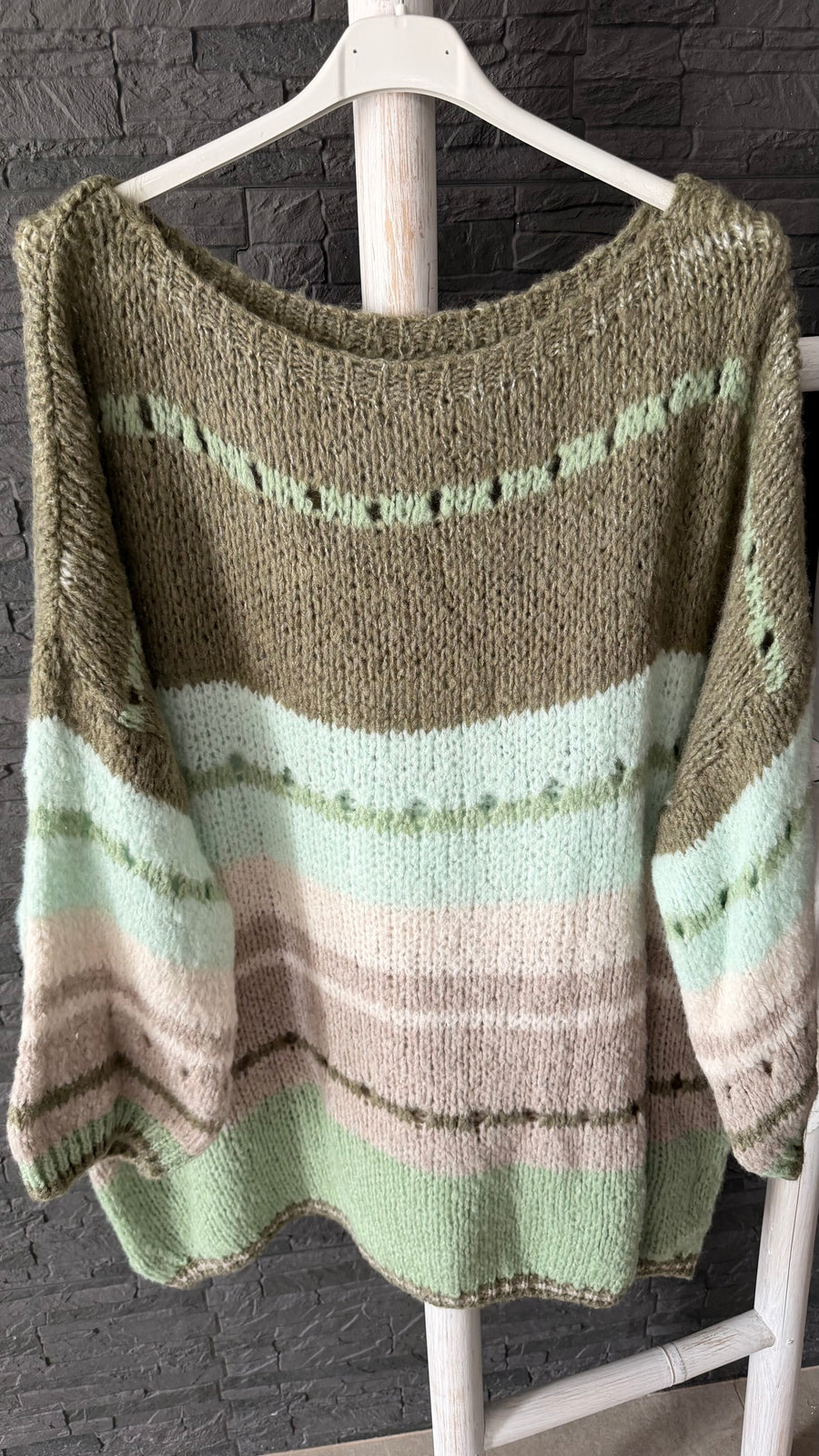 Curvy Pullover Flocke 48/56