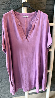 Curvy Musselin Tunika Asya 54/58