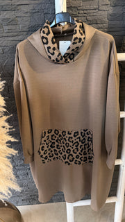 Curvy Hoodiekleid Serena 52/56