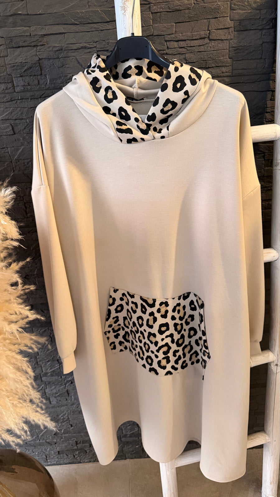 Curvy Hoodiekleid Serena 52/56