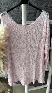 Curvy Spitzen Longsleeve Lucia 54/58