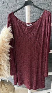 Curvy Spitzen Longsleeve Lucia 54/58