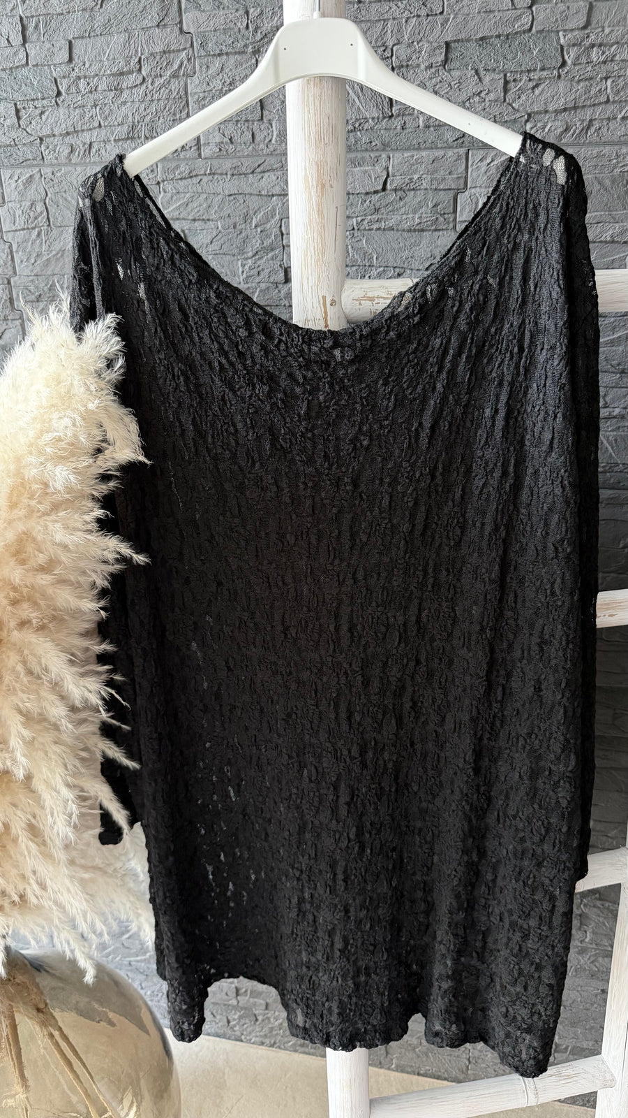 Curvy Spitzen Longsleeve Lucia 54/58