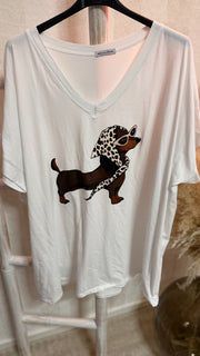 Shirt Lady Dackel (52/58)