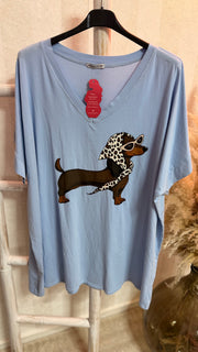 Shirt Lady Dackel (52/58)