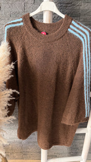 Curvy Stripe-Strickpullover 48/54