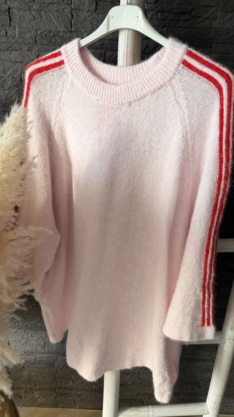 Curvy Stripe-Strickpullover 48/54