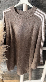 Curvy Stripe-Strickpullover 48/54