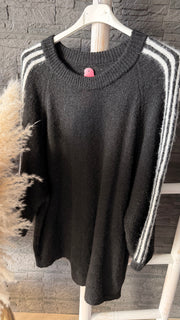 Curvy Stripe-Strickpullover 48/54