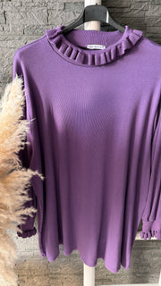 Curvy Rüschen Longsleeve Rosi 52/56