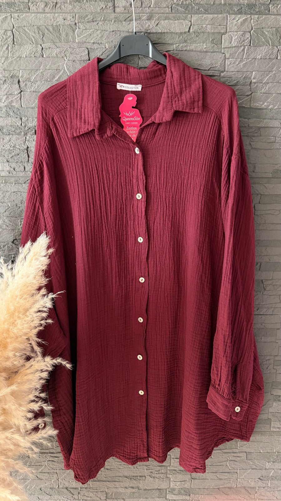 Curvy Musselin Bluse Mia 46/58