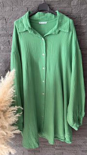 Curvy Musselin Bluse Mia 46/58