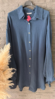 Curvy Musselin Bluse Mia 46/58