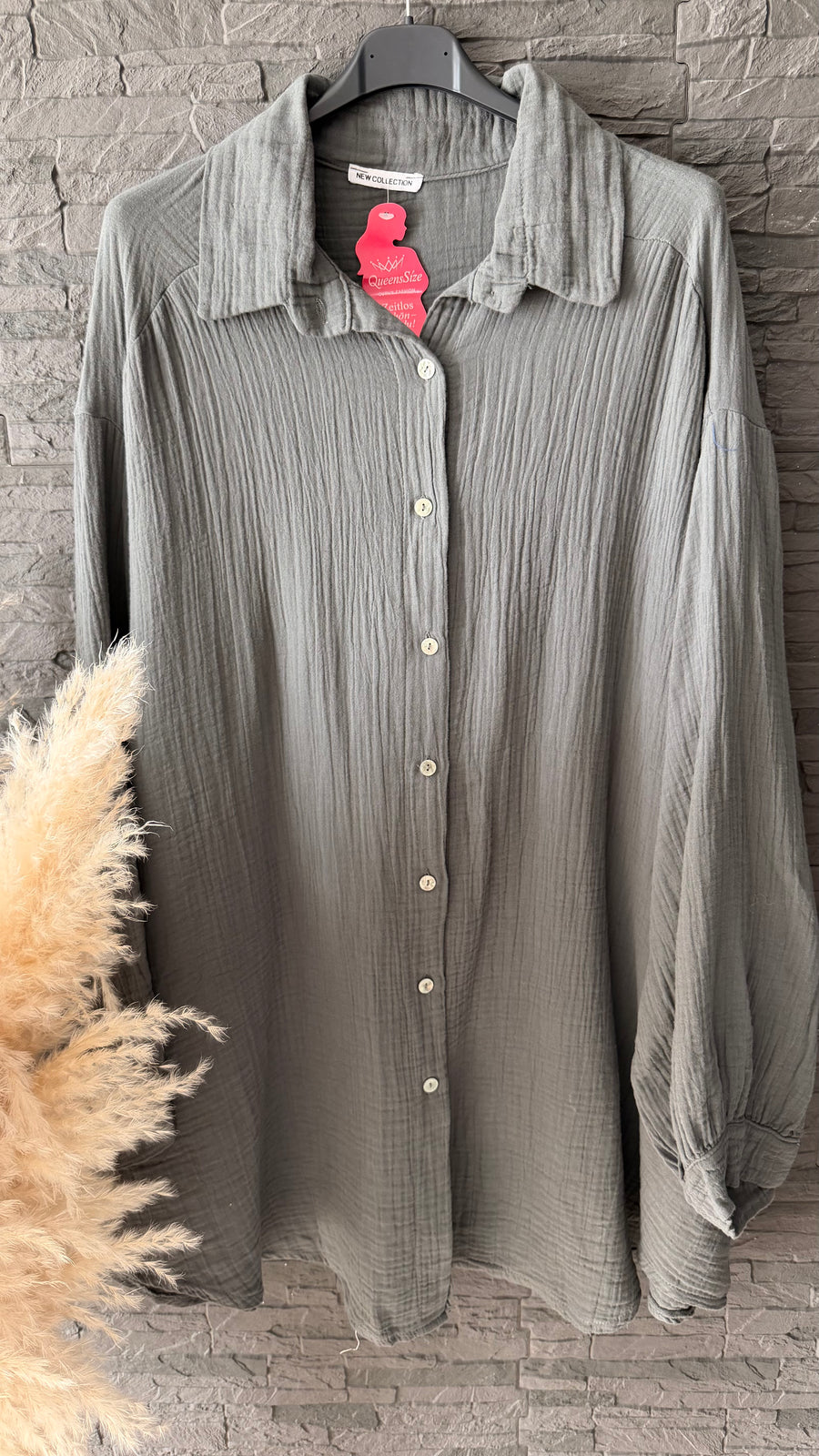 Curvy Musselin Bluse Mia 46/58