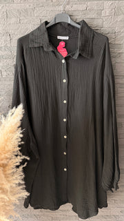 Curvy Musselin Bluse Mia 46/58