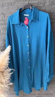 Curvy Musselin Bluse Mia 46/58