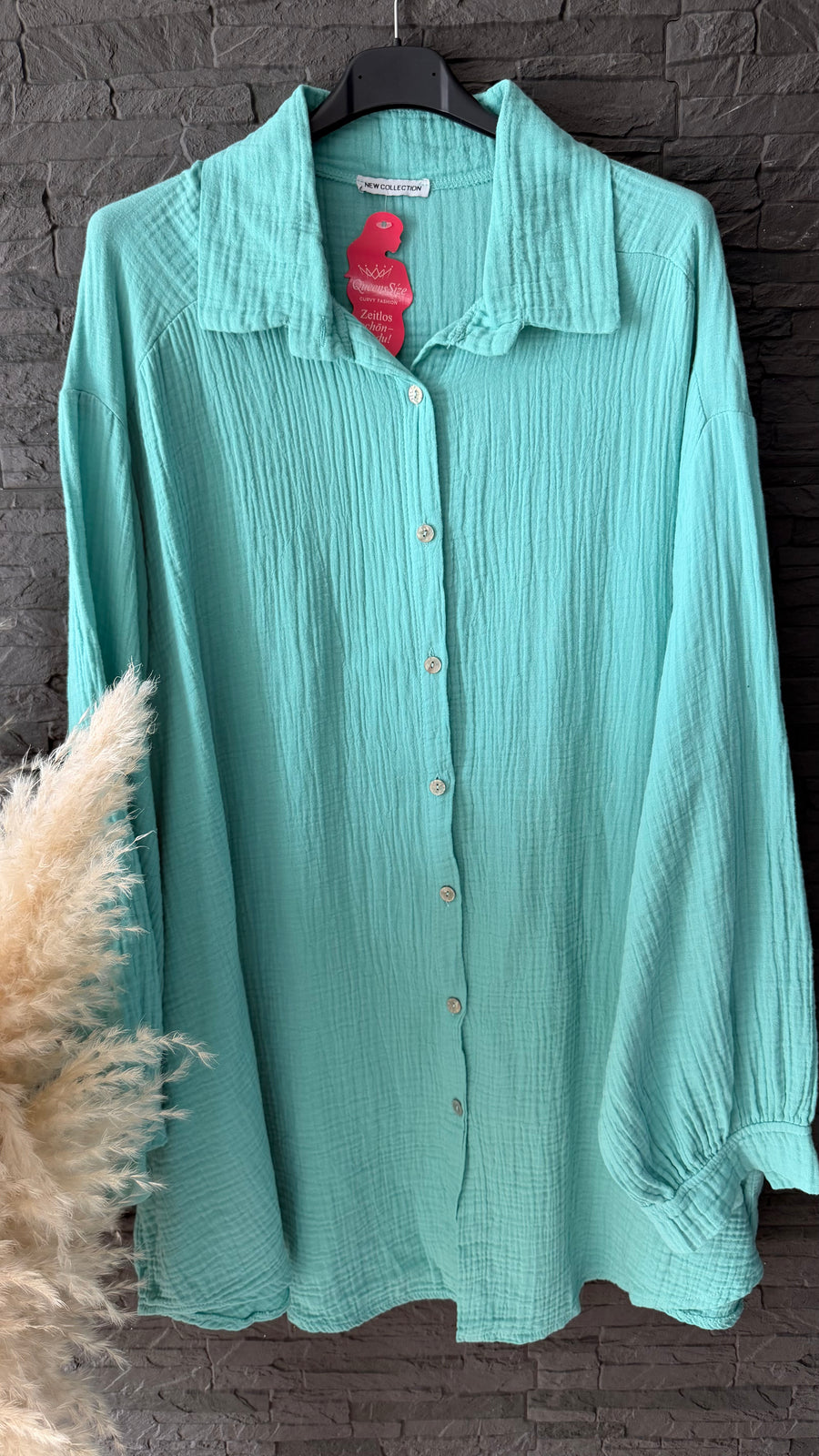 Curvy Musselin Bluse Mia 46/58