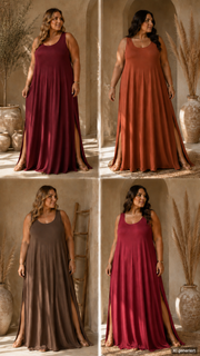 Curvy Maxikleid Jessy 54/58