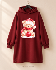 Teddy Sweatkleid 52/56
