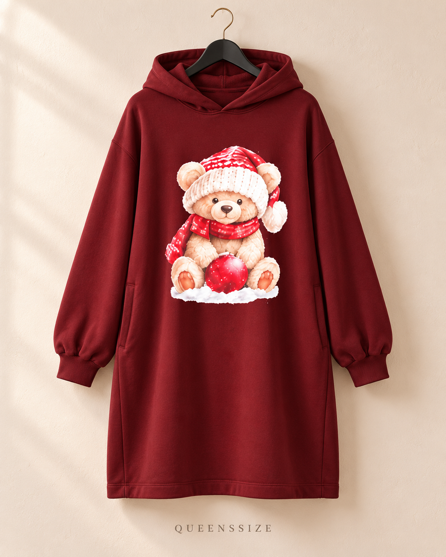 Teddy Sweatkleid 52/56
