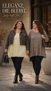Curvy Spitzen Longsleeve Lucia 54/58