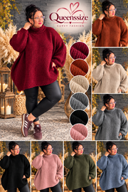 Curvy Oversized Pullover 50/56