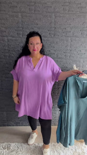 Curvy Musselin Tunika Asya 54/58