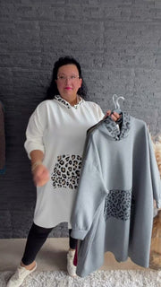 Curvy Hoodiekleid Serena 52/56