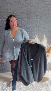 Oversize Strickjacke 52/58