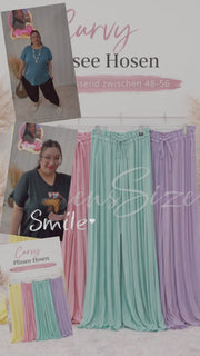 Curvy Plissee Hose (46/56)