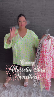 Musselinbluse Sweetheart (52/58)