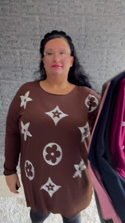 Curvy Softstrick Pullover Zoé 48/56