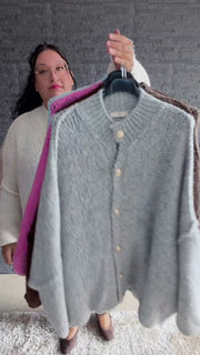 Curvy Oversize Strickjacke Alia