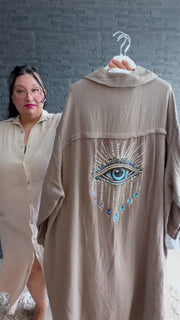 Musselin Hemd-Kleid Good Karma (48/56)