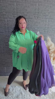 Curvy Musselin Bluse Mia 46/58